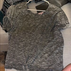 loose grey blouse